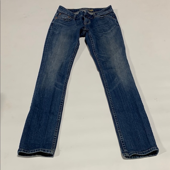American Eagle - Classic Blue Women's Jeans 4Reg - 4x32 0478‎ Stretch - Picture 2 of 9
